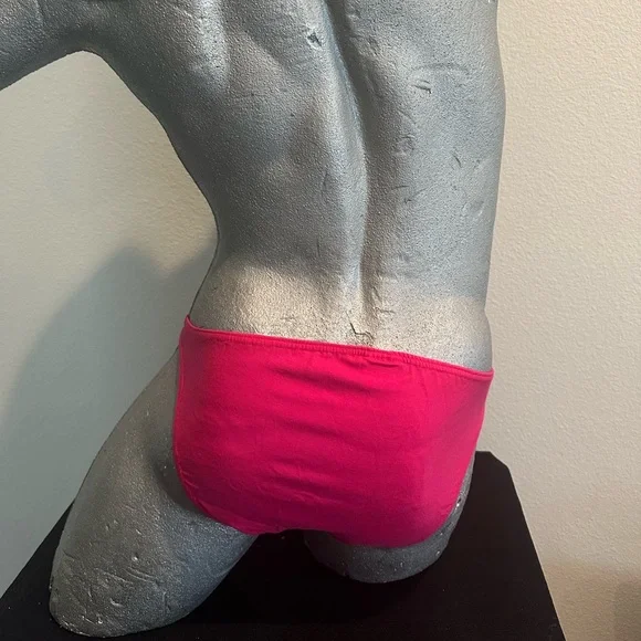 Cotton/Lycra Brief - 628 - pinkish red - Picture 5 of 8